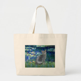 Bolso De Tela Gigante Lilios 5 - gato Azul Ruso 2
