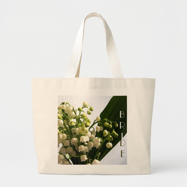 Bolso De Tela Gigante Lily of the Valley Bride's Bag (Frente)