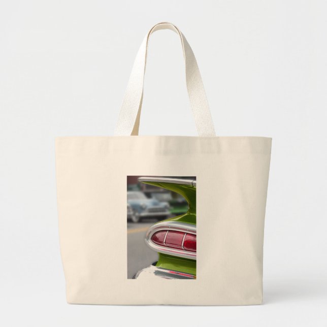 Bolso De Tela Gigante Lime Green Fin (Frente)