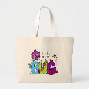 Bolso De Tela Gigante Lindo como insecto