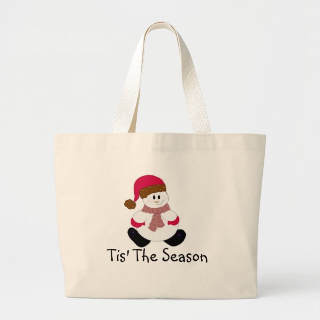 Bolso De Tela Gigante Lindo Frosty (Frente)