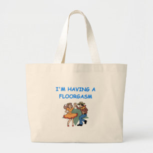 Bolso De Tela Gigante línea baile