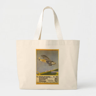 Bolso De Tela Gigante Líneas aéreas valientes