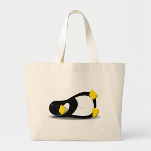 Bolso De Tela Gigante Linux Tux sleeping