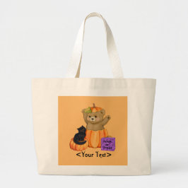 Bolso De Tela Gigante Little Halloween Teddy