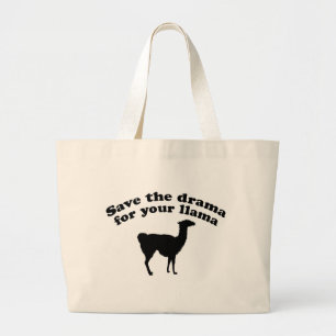 Bolso De Tela Gigante Llama dramática