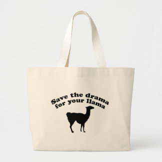 Bolso De Tela Gigante Llama dramática