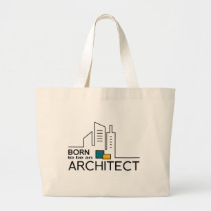 Bolso De Tela Gigante Llevado ser un arquitecto
