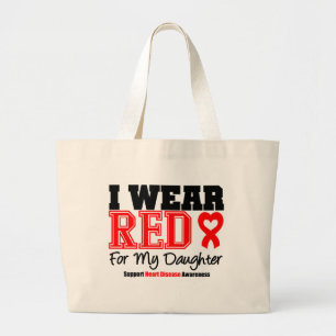Bolso De Tela Gigante Llevo el rojo para mi hija
