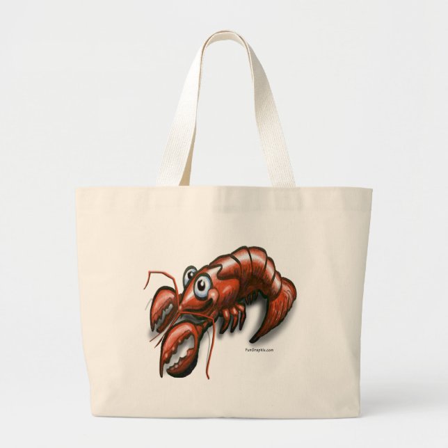 Bolso De Tela Gigante Lobster (Frente)