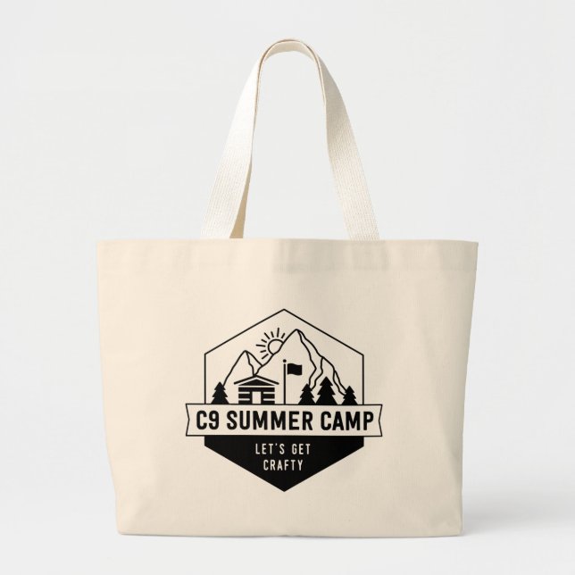 Bolso De Tela Gigante Logo de C9 Summer Camp 2022 (Frente)