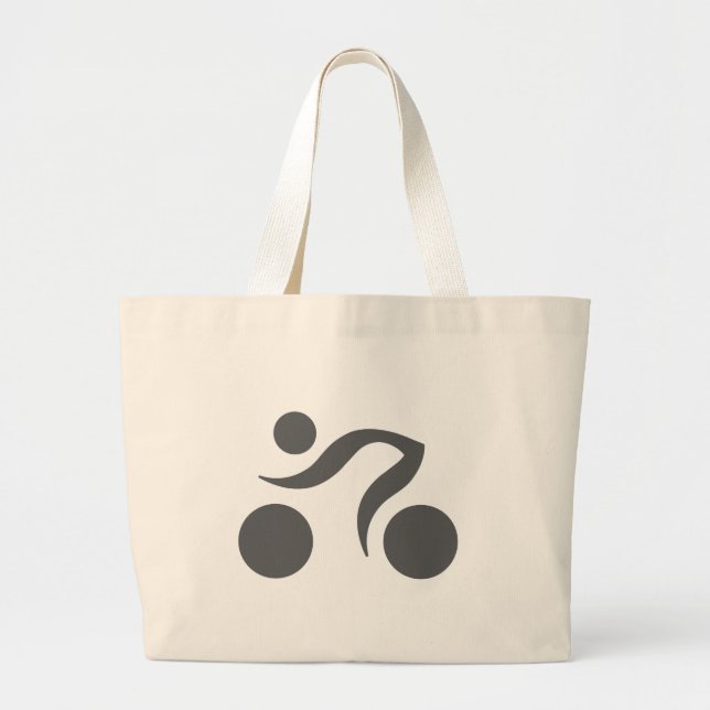 Bolso De Tela Gigante Logo de Cycling cool (Frente)