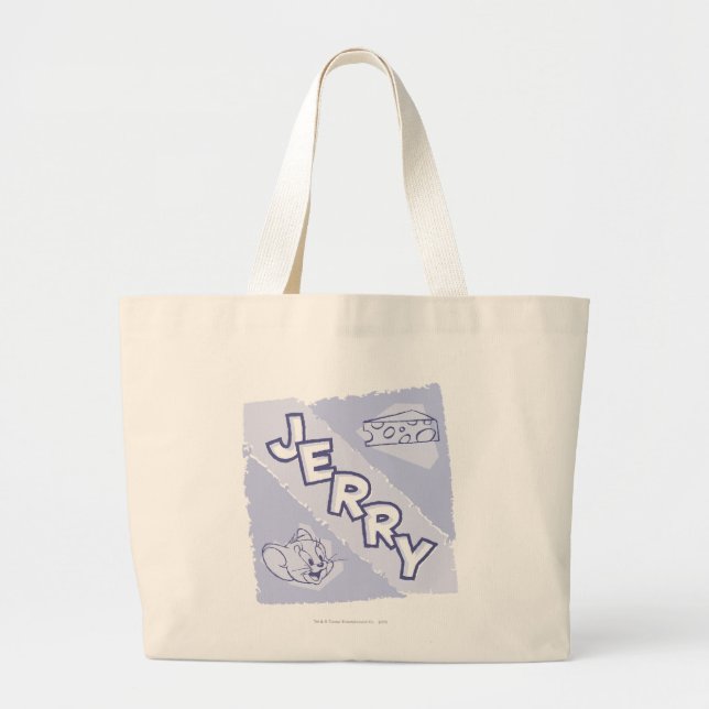 Bolso De Tela Gigante Logo de Jerry Blue Cheese (Frente)