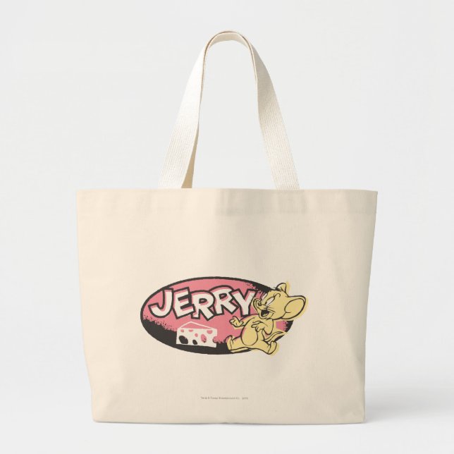 Bolso De Tela Gigante Logo de Jerry Cheese (Frente)