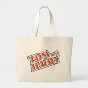 Bolso De Tela Gigante Logo de Tom y Jerry