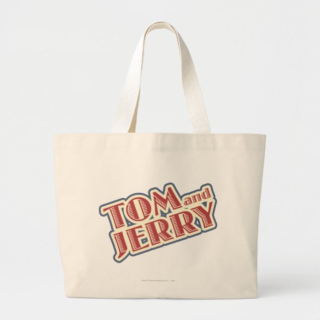 Bolso De Tela Gigante Logo de Tom y Jerry (Frente)