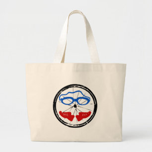 Bolso De Tela Gigante Logo de Triathlon Freak