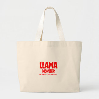 Bolso De Tela Gigante Logo rojo de Monstruo de Llama