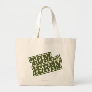 Bolso De Tela Gigante Logotipo 3 de Tom y Jerry