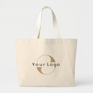 Bolso De Tela Gigante Logotipo comercial moderno Simple Limpio Mínimo Gr