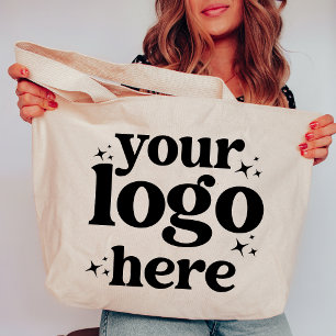 Bolso De Tela Gigante Logotipo Comercial Personalizado Empresa Profesion
