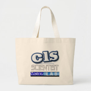 BOLSO DE TELA GIGANTE LOGOTIPO DE CLS - CIENTÍFICO CLÍNICO DEL