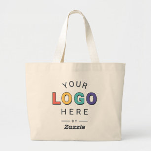 Bolso De Tela Gigante Logotipo de empresa personalizado Make It Yours