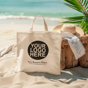 Bolso De Tela Gigante Logotipo de la empresa personalizado con eslogan c