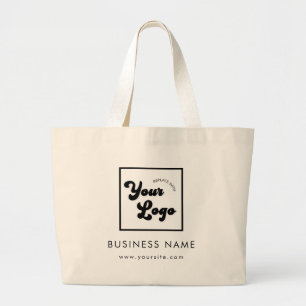 Bolso De Tela Gigante Logotipo de la moderna empresa de Personalizados M