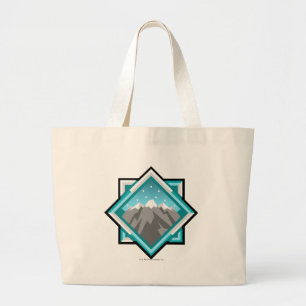 Bolso De Tela Gigante Logotipo de la montaña del terror del equipo