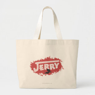 Bolso De Tela Gigante Logotipo de la silueta de Jerry