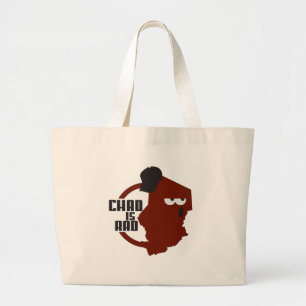 Bolso De Tela Gigante logotipo de la tubería de chadisrad.com