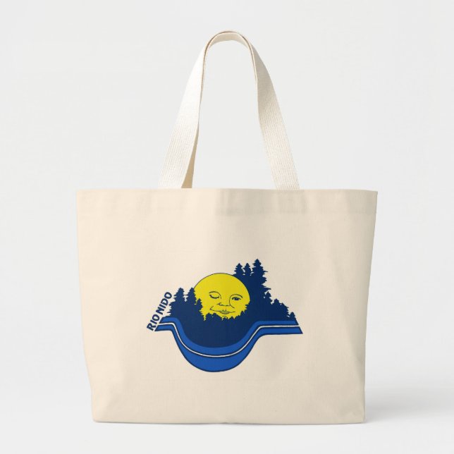 Bolso De Tela Gigante Logotipo de Río Nido (Frente)