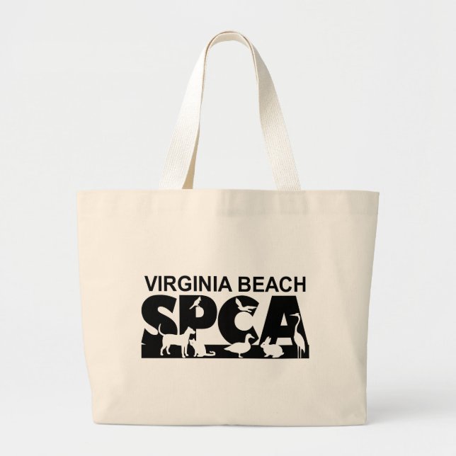 Bolso De Tela Gigante Logotipo de VBSPCA (Frente)