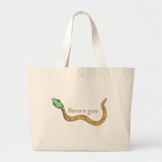 Bolso De Tela Gigante Logotipo del parque zoológico de Hana