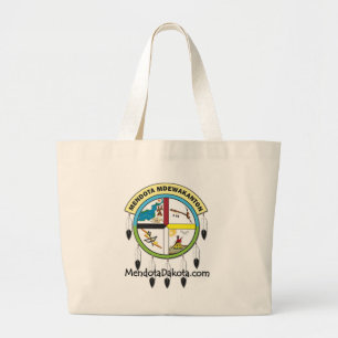 Bolso De Tela Gigante Logotipo y Web de MMDC Mendota Dakota