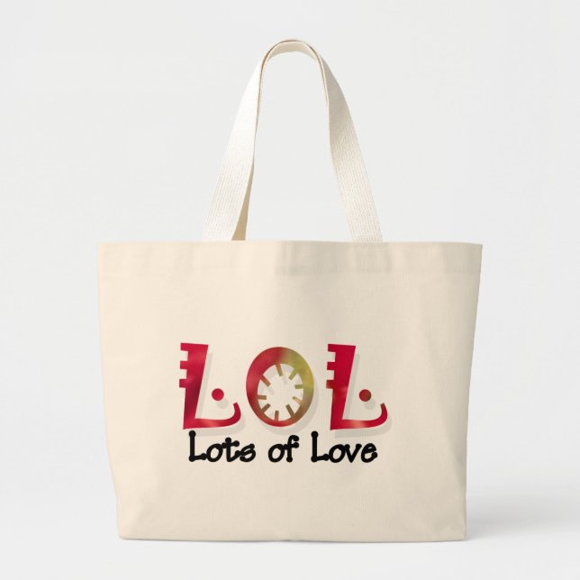 BOLSO DE TELA GIGANTE LOL (Frente)