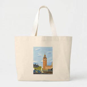 Bolso De Tela Gigante London Big Ben