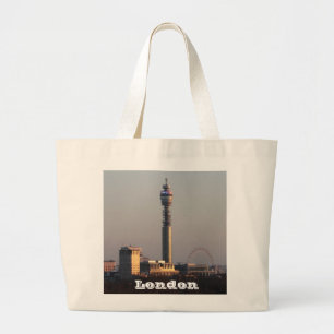 Bolso De Tela Gigante Londres