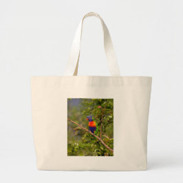 Bolso De Tela Gigante Lorikeet arcoiris