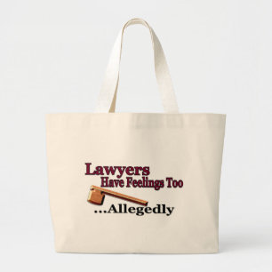Bolso De Tela Gigante Los abogados tienen sensaciones también… alegad