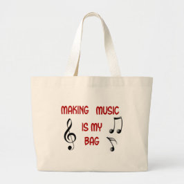 Bolso De Tela Gigante Los amantes de la música tote Bag