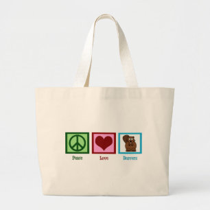 Bolso De Tela Gigante Los amantes de la paz