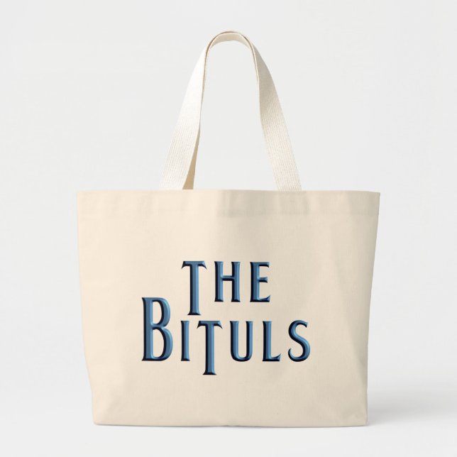 Bolso De Tela Gigante Los Bituls (Frente)