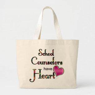 Bolso De Tela Gigante Los consejeros de la escuela tienen corazón