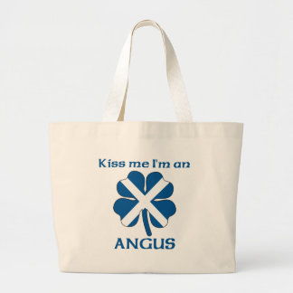 Bolso De Tela Gigante Los escoceses personalizados me besan que soy