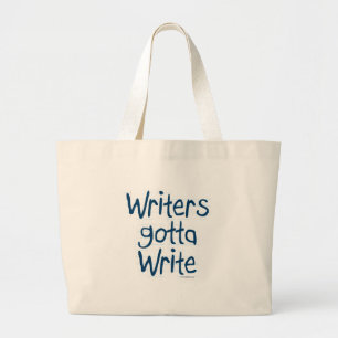 Bolso De Tela Gigante Los Escritores Tienen Que Escribir Motivación De A