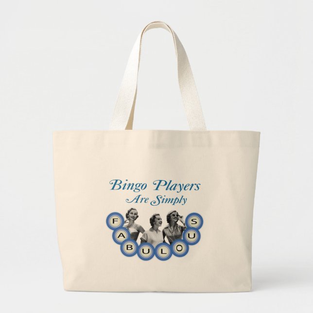 Bolso De Tela Gigante Los jugadores del bingo son simplemente fabulosos (Frente)