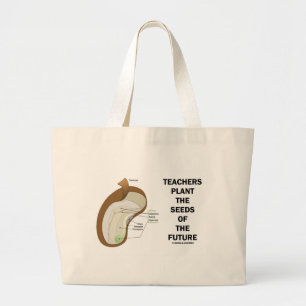 Bolso De Tela Gigante Los Maestros Plantan Las Semillas Del Futuro (Semi