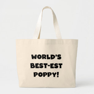 Bolso De Tela Gigante Los mejores regalos de amapola del mundo del texto